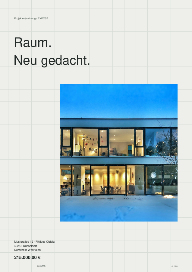 Gerenderte Titelseite: Architectural