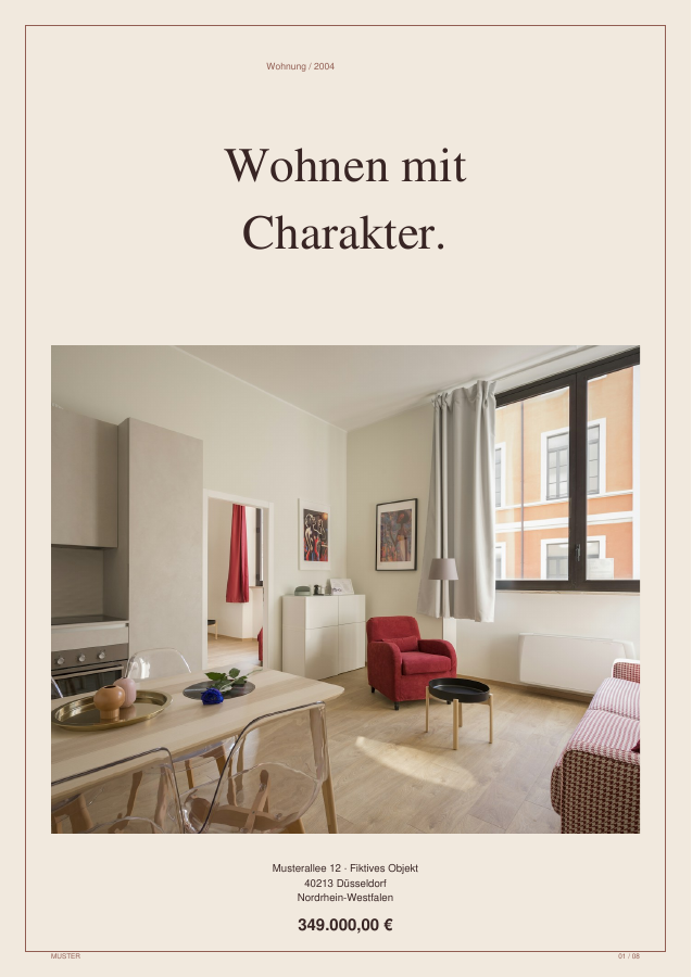 Gerenderte Titelseite: Boutique
