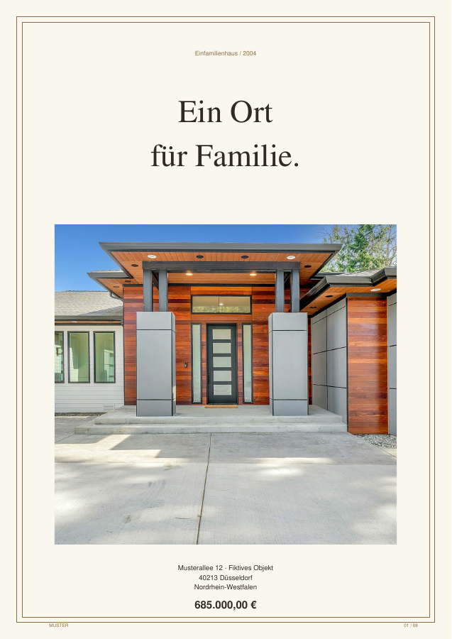 Gerenderte Titelseite: Classic Residence