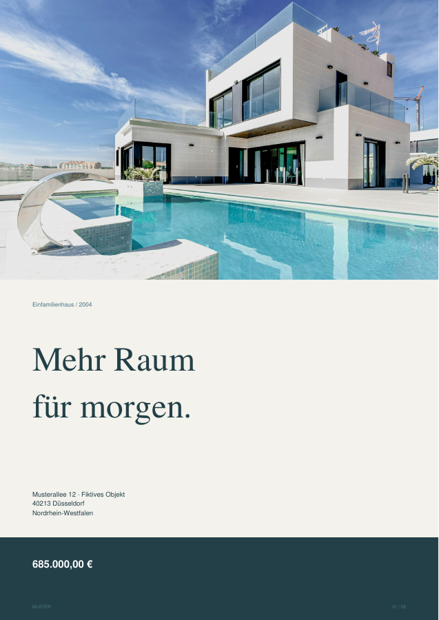 Gerenderte Titelseite: Horizon