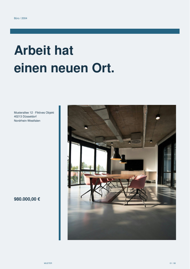 Gerenderte Titelseite: Metro Business