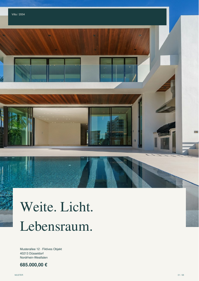 Gerenderte Titelseite: Panorama